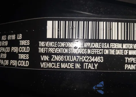 2017 Maserati Levante z USA, uszkodzony, nr VIN ZN661XUA7HX234463